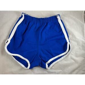 Don Alleson Gym Shorts All Nylon Youth Size Large Vintage 70s 80s Elastic Waist